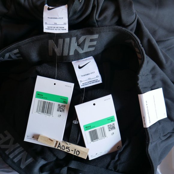 Nike Big Swoosh 2 Piece Men's Sweatsuit Therma-Fit Matching Outfit Tracksuit NWT - Picture 11 of 11